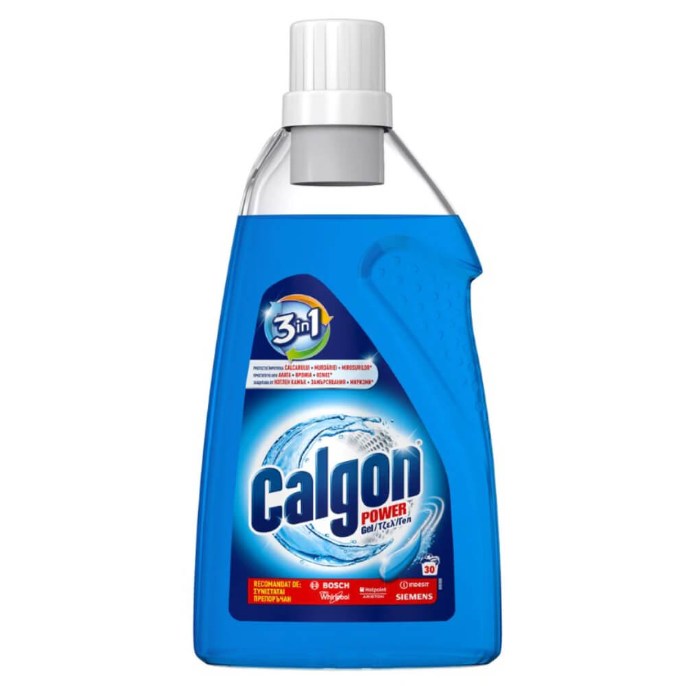 Gel Anticalcar Calgon Power 3 in 1, 1.5 L, 30 de Spalari, Gel Impotriva Calcarului, Solutie Impotriva Calcarului, Solutie Contra Calcarului, Solutie Anticalcar Calgon, Calgon Power Gel Anticalcar, Calgon Anticalcar, Solutie Calgon, Calgon Gel