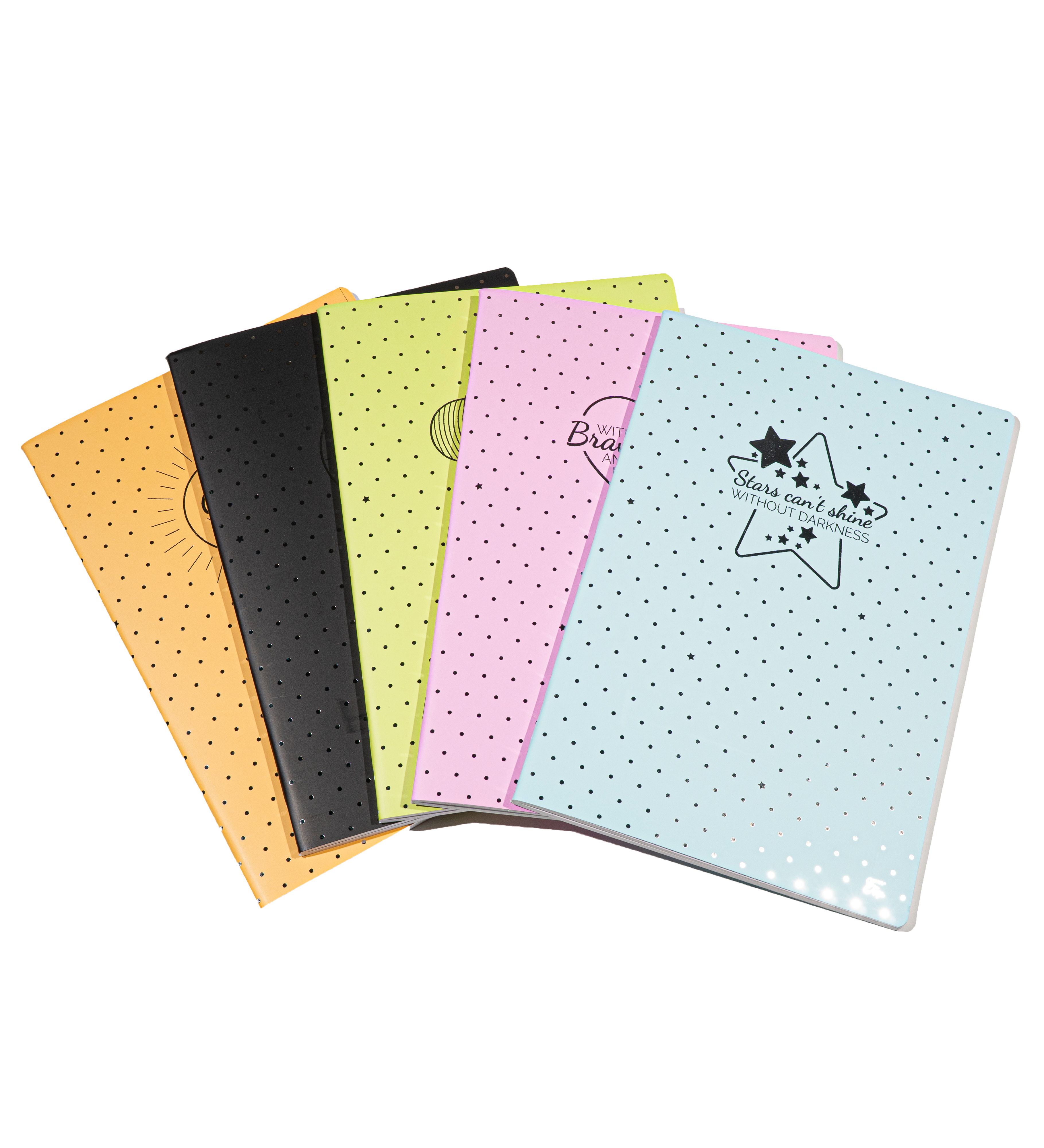 Caiet A4, 60 File, 80gsm, Coperta Carton 300gsm, Design Dots - Dictando Caiet A4, 60 File, 80gsm, Coperta Carton 300gsm, Design Dots - Dictando