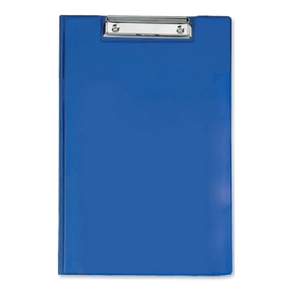 Clipboard EVOffice din Carton Plastifiat Dublu A4, Culoare Albastra - Mapa Documente