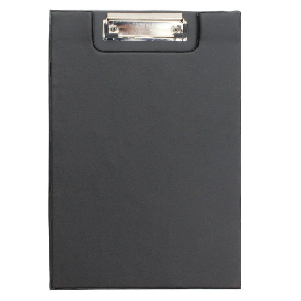 Clipboard EVOffice din Carton Plastifiat Dublu A4, Culoare Neagra- Mapa Documente