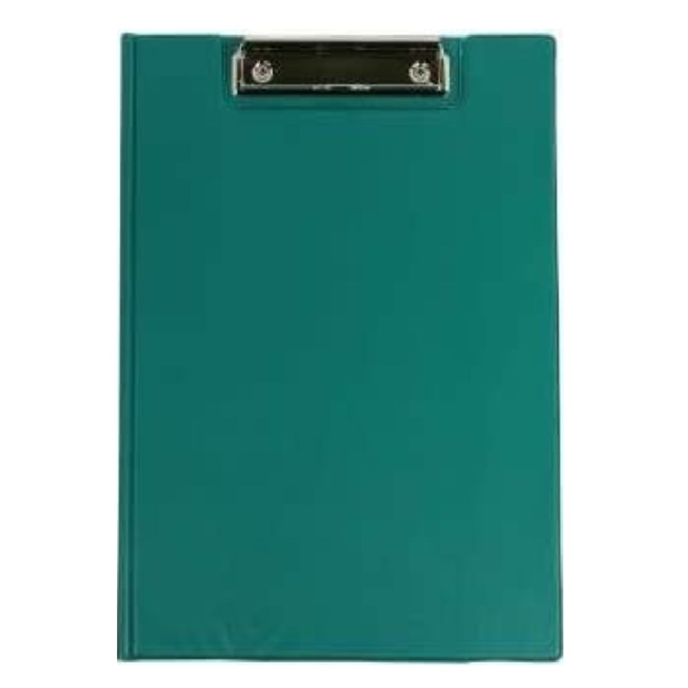 Clipboard EVOffice din Carton Plastifiat Dublu A4, Culoare Verde - Mapa Documente