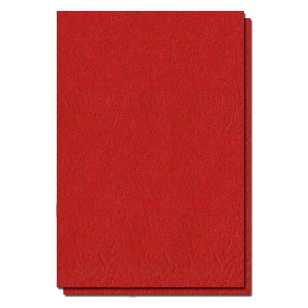 Coperti Indosariere EVOffice din Carton Tip Imitatie Piele A4, Culoare Rosu, 250 g/mÂ², 100 Coli/Top - Accesorii Indosariat