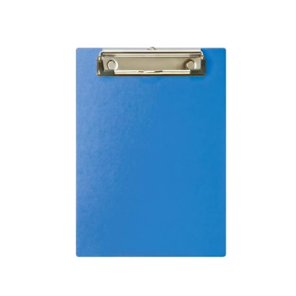 Clipboard EVOffice A5 din Carton Plastifiat Simplu, Model Albastru - Mapa Documente