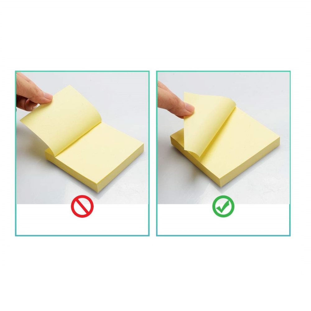 Notite Autoadezive EVOffice Cub Color, Dimensiune 75x75 mm, 450 File, 5 Culori Neon