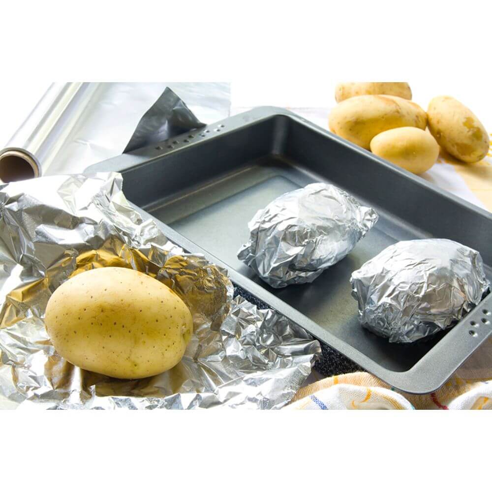 Folie Alimentara Aluminiu, 450mm x 80m, 11 MIC, Folie Aluminiu Alimentara, Folie Aluminiu Cuptor, Folie Aluminiu pentru Alimente, Folie de Aluminiu, Folie Alimentara de Aluminiu, Folie Ambalare Alimente, Folie Gatire Alimente