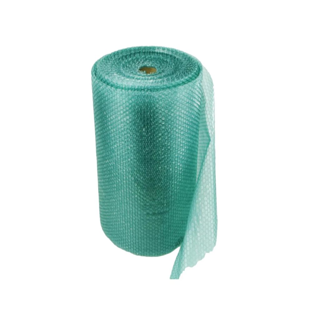 Folie cu Bule Eco Friendly Verde, Latime 100 cm, Lungime 100 m, Grosime Folie 50 g/mÂ², Dimensiune Bula 1 cm
