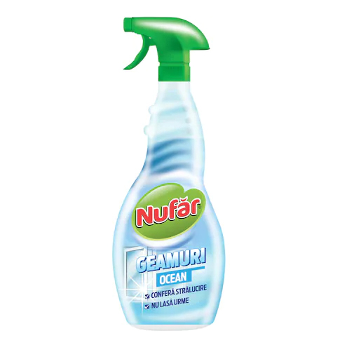 Solutie Curatare Geamuri Nufar Ocean, 500 ml