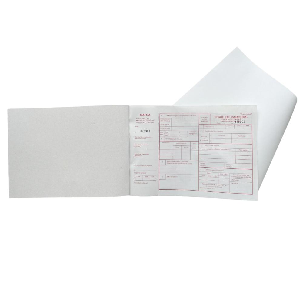 Foaie Parcurs Persoane A4, 100 File/Carnet - Formular Tipizat pentru Transportul Persoanelor