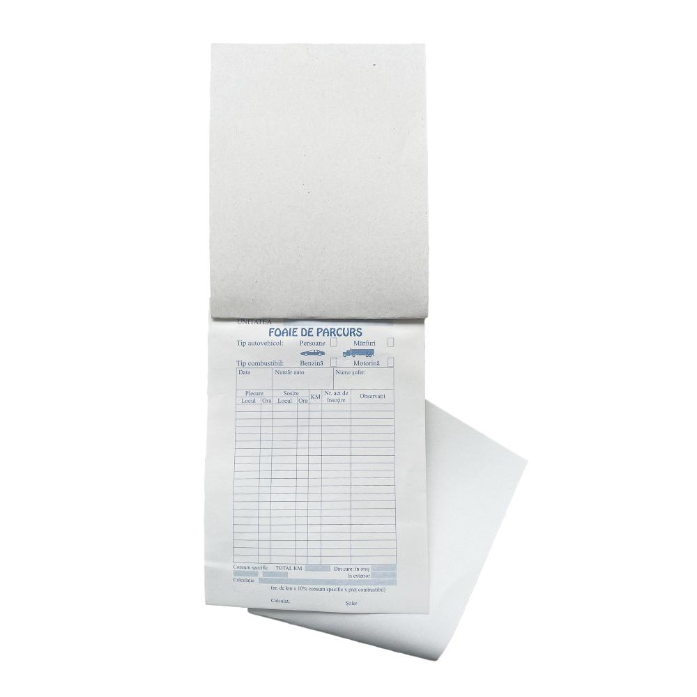 Foaie Parcurs Persoane/Marfa A5, 100 File/Carnet - Formular Transport Persoane si Marfa