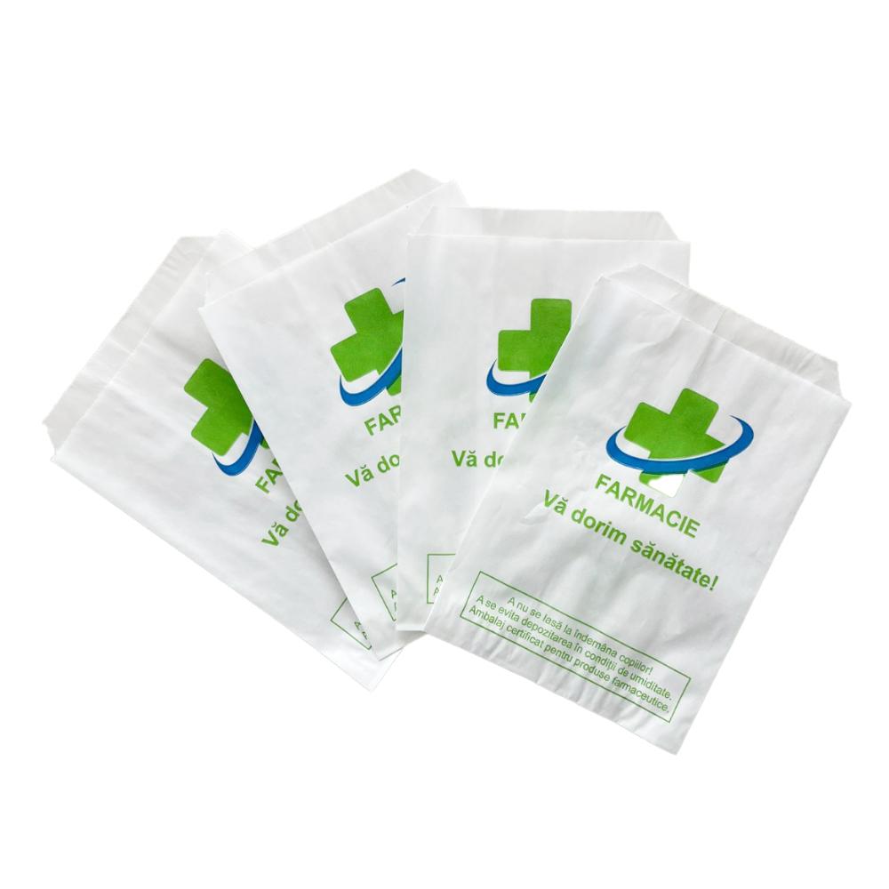 5000 Pungi de Hartie pentru Farmacie, 7x11.7 cm, Pungi Farmacie, Pungi Farmaceutice, Pungi Medicamente, Plicuri Farmaceutice, Ambalaje Medicamente, Pungi Hartie Farmacie, Pungi de Hartie pentru Farmacii, Pungi Imprimate pentru Farmacii