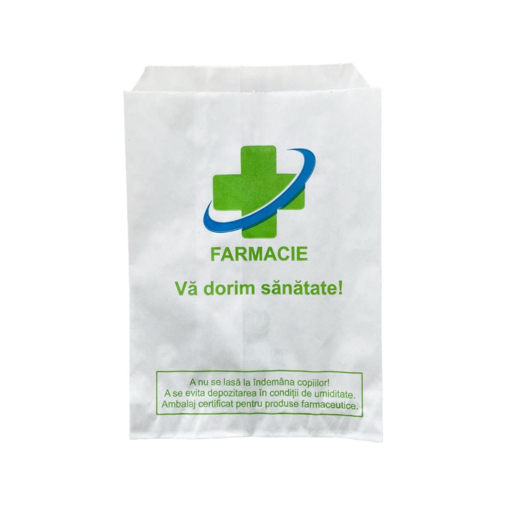 Set 3000 Pungi Hartie Imprimate pentru Farmacie, 9x15 cm, Plicuri Farmaceutice, Pungi Hartie Ambalare pentru Farmacie, Ambalaje Hartie pentru Farmacie, Ambalaje Hartie Imprimata pentru Medicamente, Pungi Ambalare pentru Farmacii   137,76 lei 