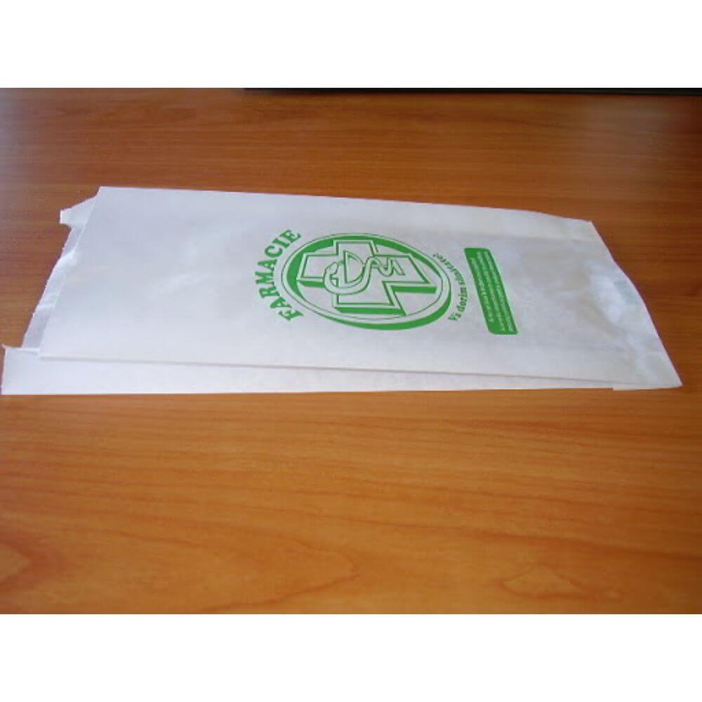 Pungi Imprimate din Hartie pentru Farmacie, 12x4x27 cm, 1000 Buc/Bax, Pungi pentru Medicamente, Pungi Albe Medicamente, Pungi Albe pentru Medicamente, Pungi Farmacii, Pungi pentru Farmacii, Pungi Hartie Farmacie, Pungi din Hartie Medicamente