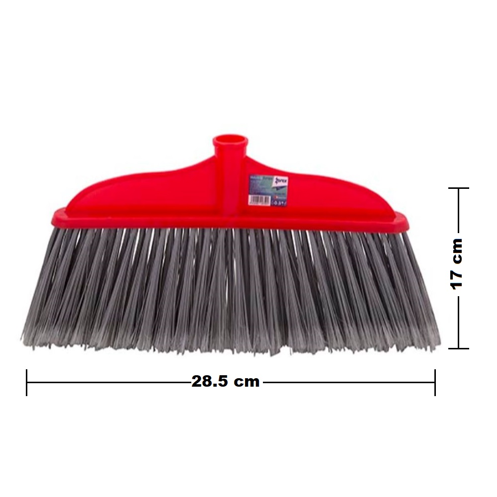 Matura Tip Europa Zorex Clasic, 28.5x3.3x17 cm, Polipropilena, Culoare Rosie, Rezerva Matura Universala, Cap de Matura din Plastic, Articole Menaj, Articole Curatenie