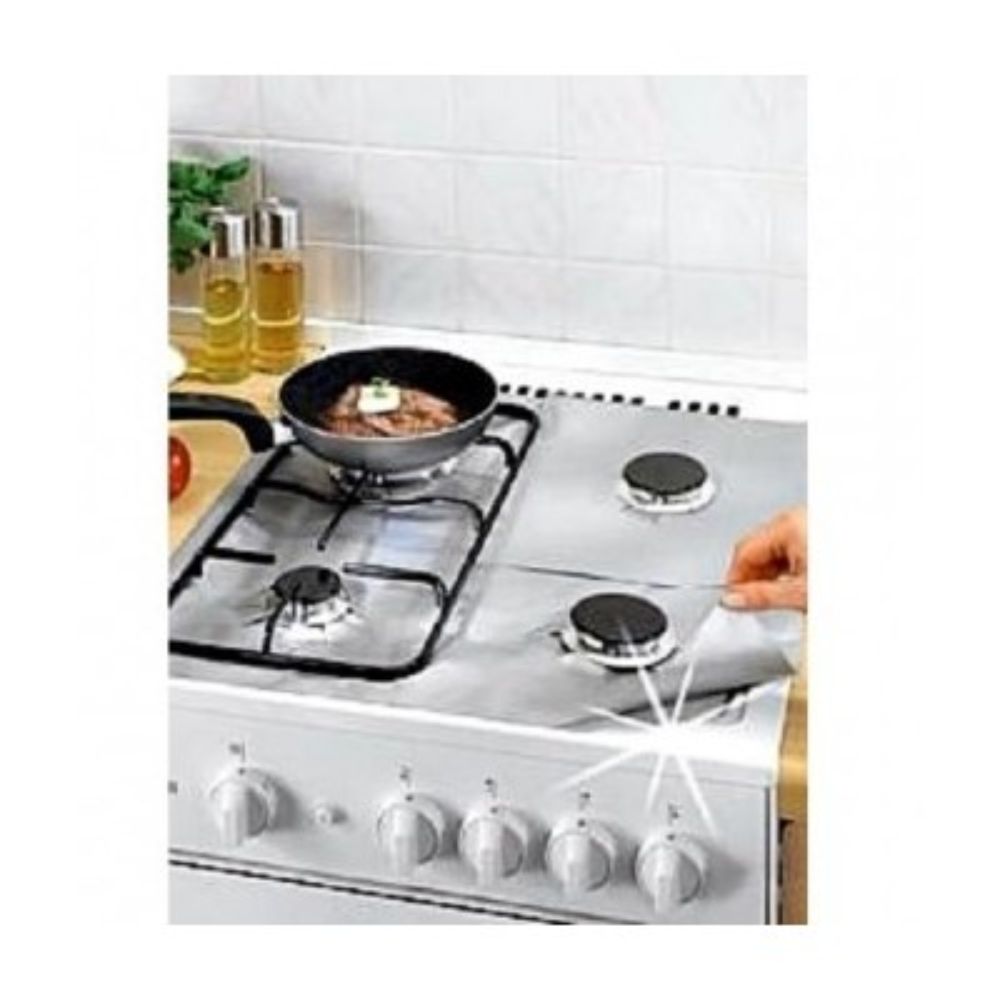 Folie Aluminiu pentru Protectie Aragaz Zorex Pro, 60x60 cm, Greutate 53g, Folie Protectoare din Aluminiu pentru Aragaz, Folii Potectie din Aluminiu pentru Aragaz