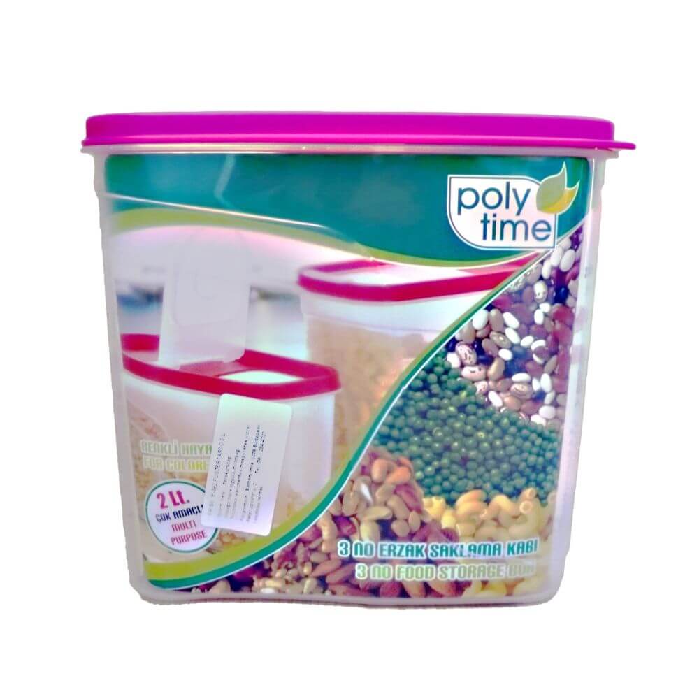 Cutie Depozitare Alimente, 9x18x23 cm, 2 L, Plastic Transparent, Capac cu Orificiu, Cutii din Plastic pentru Alimente, Cutie Alimentara din Plastic, Caserole din Plastic pentru Alimente, Cutii Depozitare