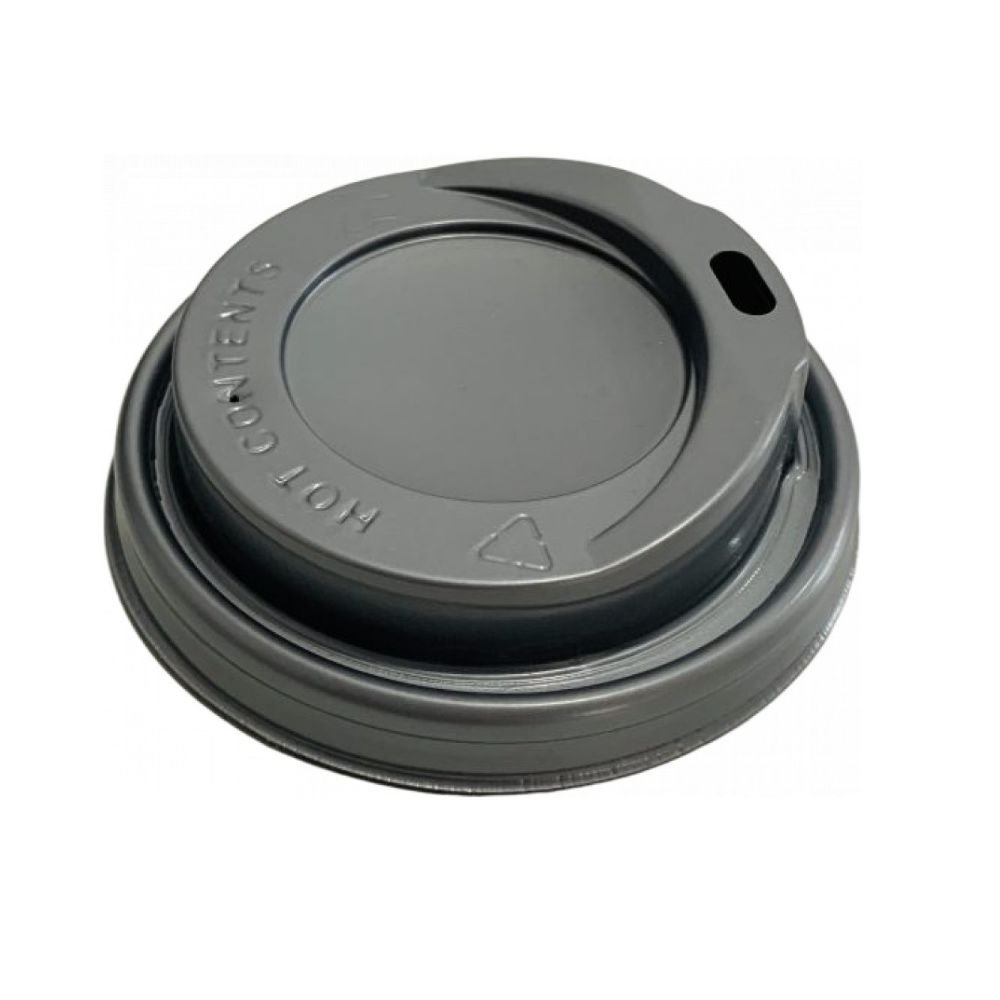 Capace Negre din Plastic, pentru Pahare din Carton 7 OZ, 100 Buc/Bax, Capace din Plastic pentru Pahare, Capace pentru Pahare 7 Oz, Capace din Plastic Negre, Capace Albe din Plastic pentru Pahare