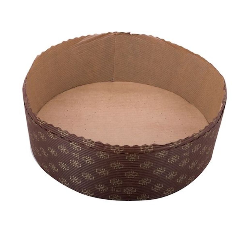 Tavita de Copt pentru Tort, 210x70 mm, Culoare Maro, Forme de Copt din Hartie Siliconata, Tavite din Hartie Siliconata pentru Prajituri, Ustensile pentru Gatit, Forme Decorative pentru Prajituri