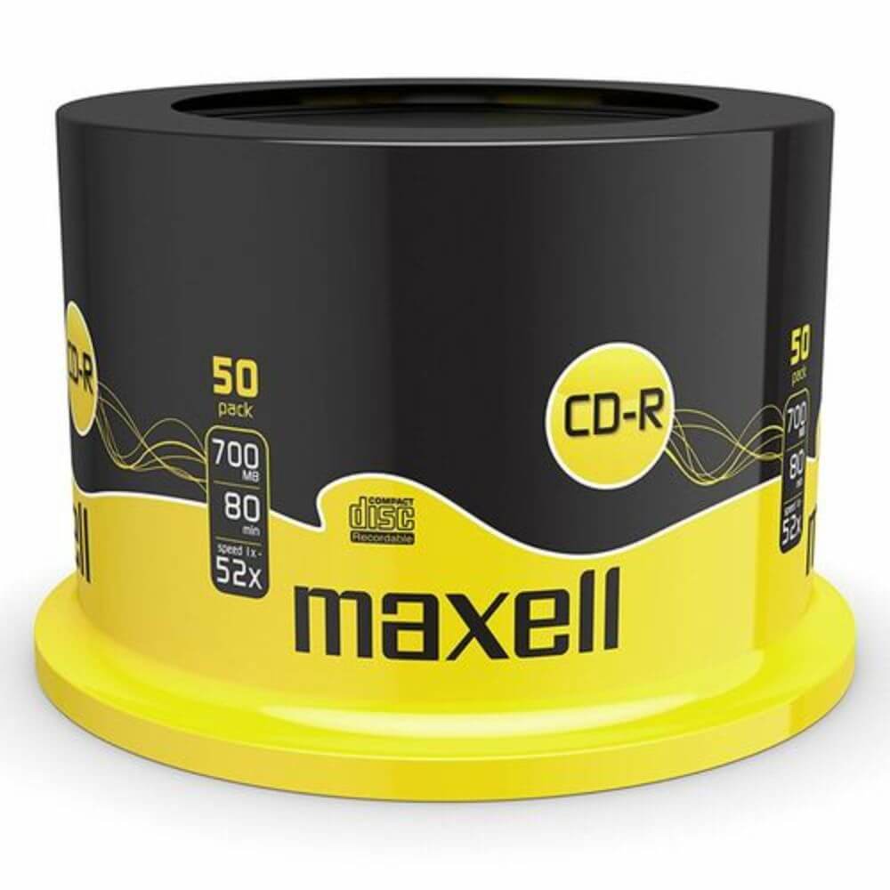 Set 50 CD-R Inscriptibil Maxell, Capacitate 700 Mb, Viteza 52x, Maxell Set CD-uri, Maxell CD Inscriptibil, CD-R Inscriptibil 52x700 Mb, Set CD-R Maxell 52x700 Mb, Cd-uri Printabile pentru Muzica