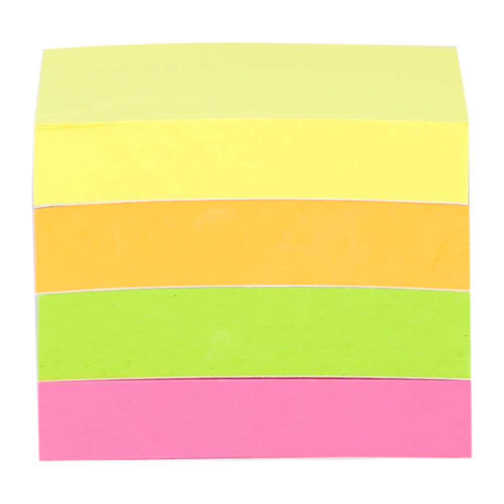 Notite Adezive, Deli Stick Up, 76x76 mm, Culori Neon, 400 Buc/Pachet, Notite Hartie cu Adeziv, Sticky Notite, Cuburi Hartie, Articole pentru Birou