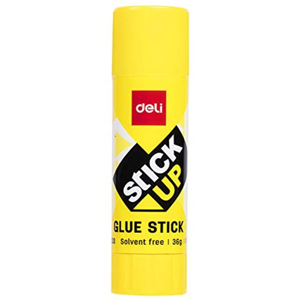 Lipici Solid Hartie 36 g, Deli Stick Up, Lavabil, Uscare Rapida, Lipici pentru Uz Scolar, Lipici Scoala, Lipici Solid Mic, Lipici Stick Solid, Lipici pentru Craft, Lipici Solid cu Uscare Rapida