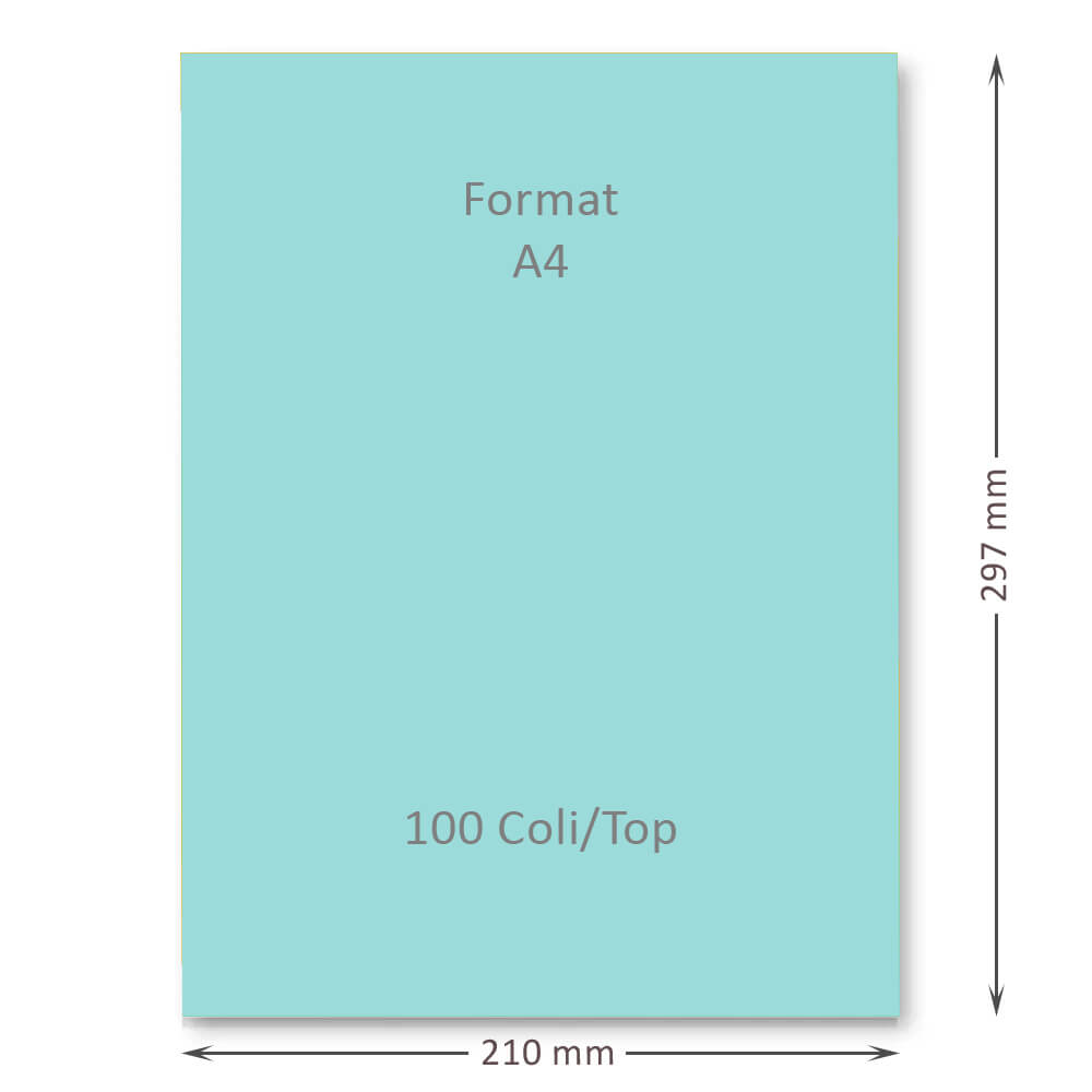 Hartie Cartonata A4 GOLDPAPER, 100 Coli/Top, Albastru Deschis, 160 g/mÂ², 297x210 mm, Hartie Cartonata Albastra A4, Hartie Cartonata Decorativa, Hartie Cartonata pentru Invitatii, Hartie Cartonata Groasa, Hartie Cartonata Colorata
