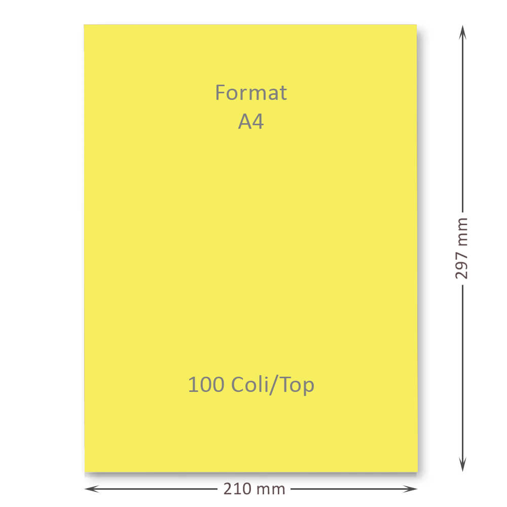 Hartie Cartonata A4 GOLDPAPER, 100 Coli/Top, Galben Pal, 160 g/mÂ², 297x210 mm, Hartie Cartonata Galbena A4, Hartie Cartonata Decorativa, Hartie Cartonata pentru Invitatii, Hartie Cartonata Groasa, Hartie Cartonata Colorata