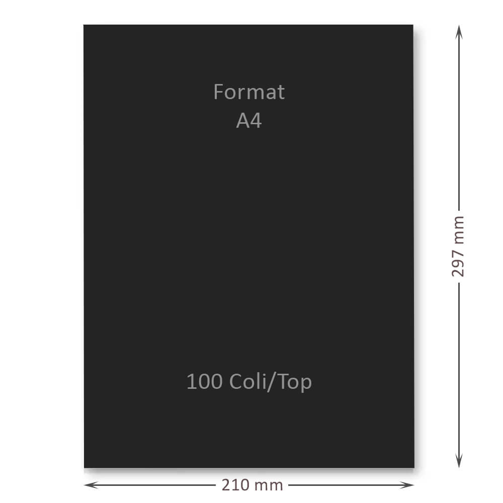 Hartie Cartonata A4 GOLDPAPER, 100 Coli/Top, Neagra, 160 g/mÂ², 297x210 mm, Hartie Cartonata Neagra A4, Hartie Cartonata Decorativa, Hartie Cartonata pentru Invitatii, Hartie Cartonata Groasa, Hartie Cartonata Colorata