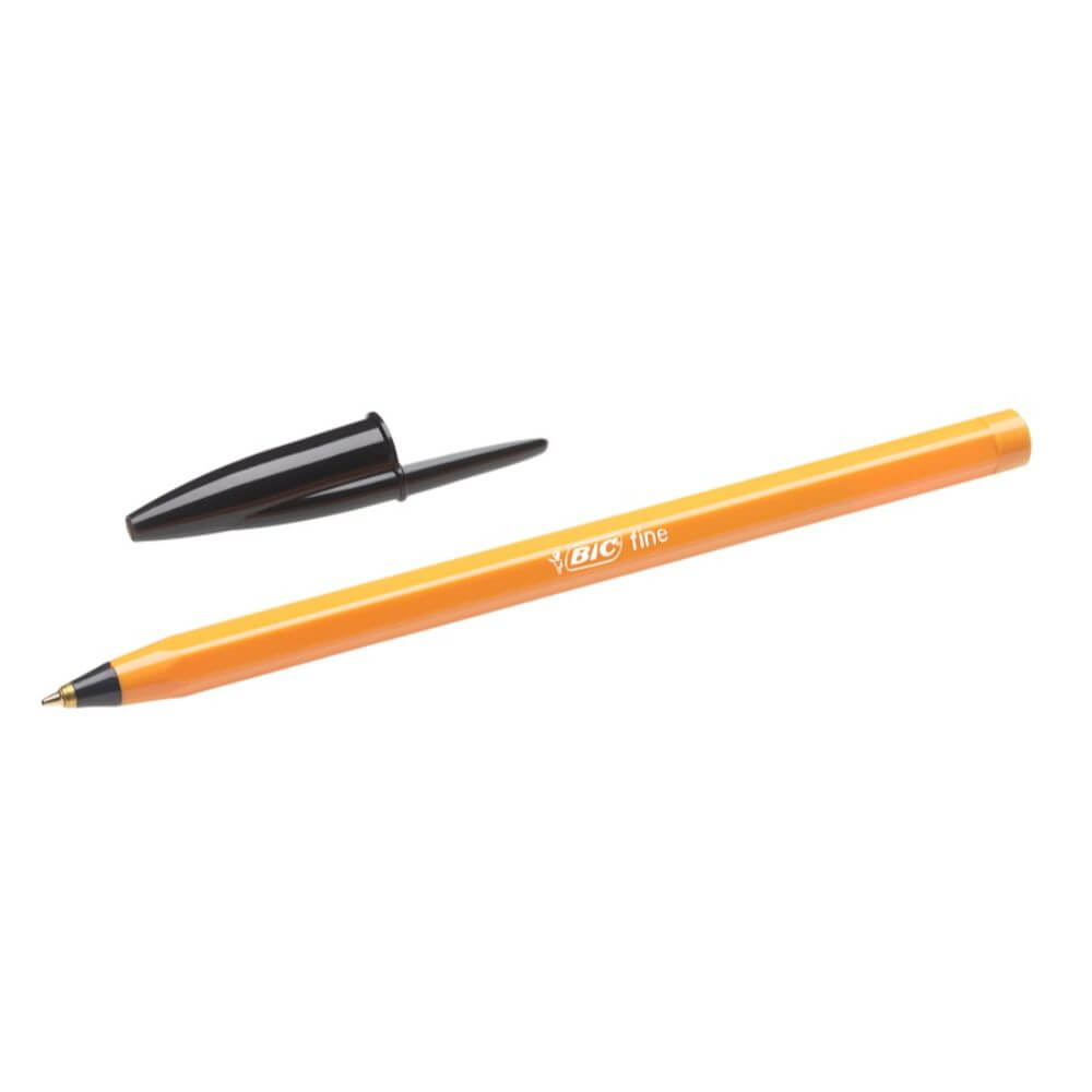 Pix BIC Orange Fine, 0.8 mm, Negru, Corp Plastic, Pixuri BIC Orange Fine, Pixuri Scoala, Pixuri Colorate, Pixuri Negre, Pix Negru, Pix pentru Scoala, Pix Colorat