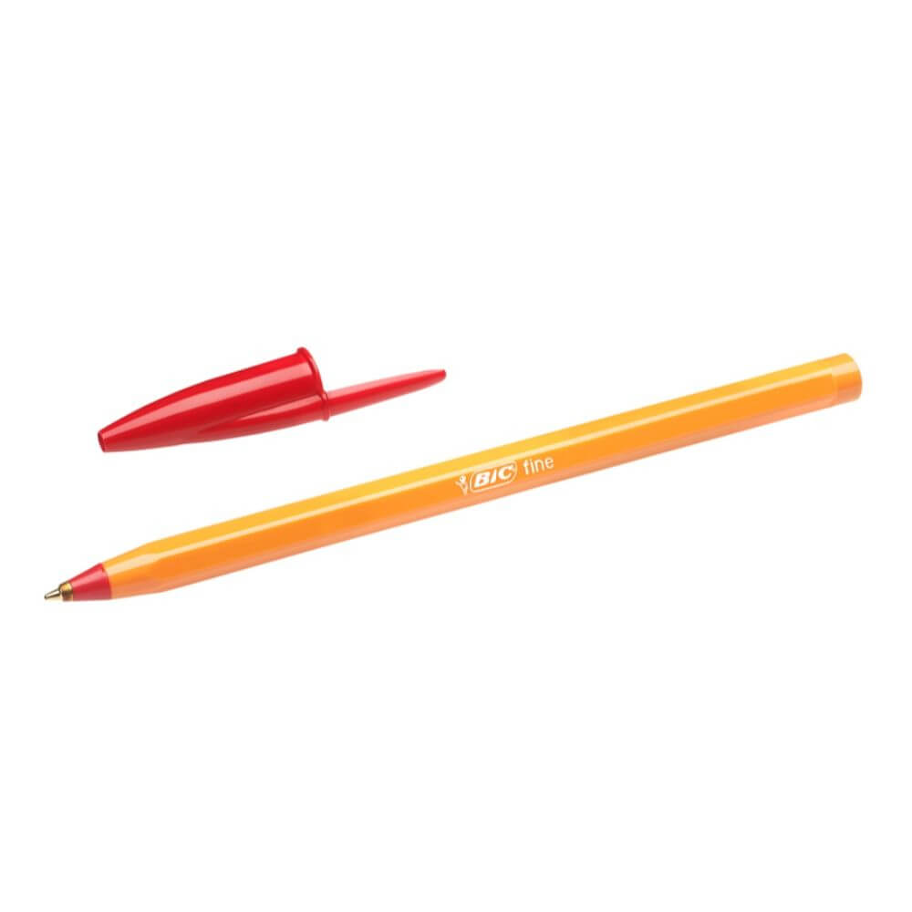 Pix BIC Orange Fine, 0.8 mm, Rosu, Corp Plastic, Pixuri BIC Orange Fine, Pixuri Scoala, Pixuri Colorate, Pixuri Rosii, Pix Rosu, Pix pentru Scoala, Pix Colorat