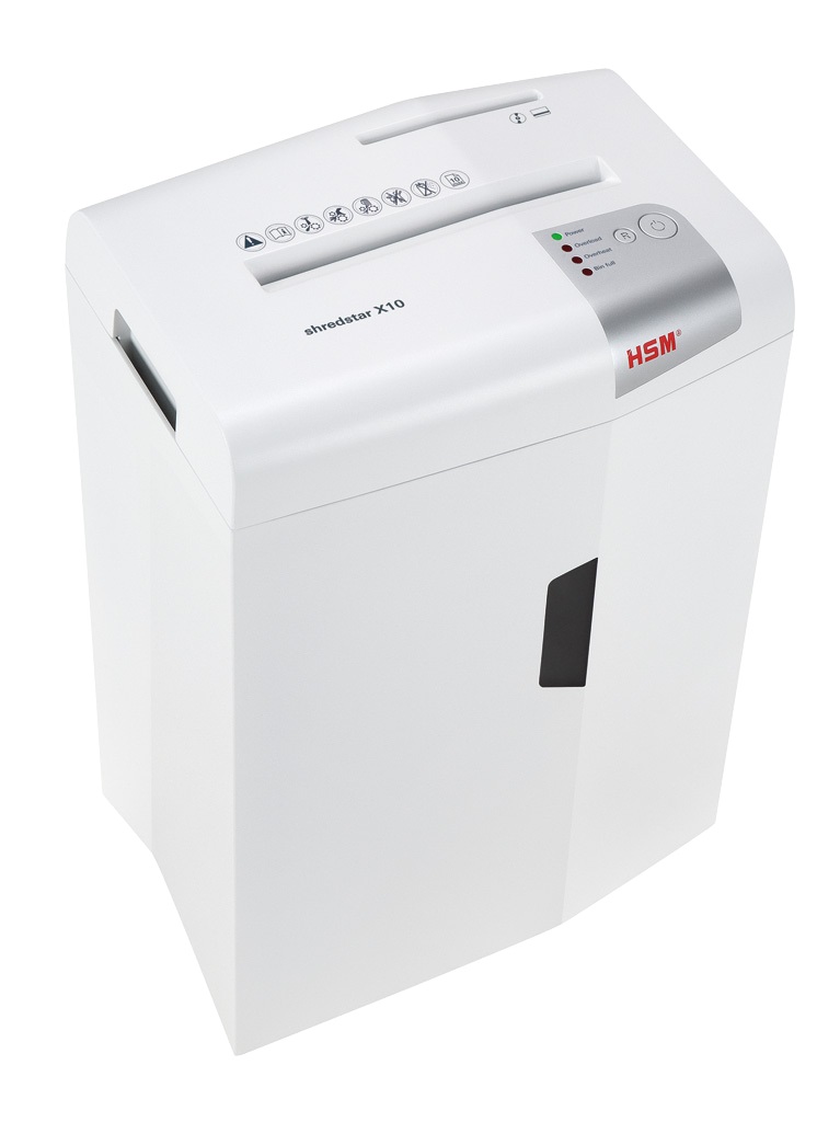 Distrugator Documente Hsm Shredstar X10 - 10 Coli - Cross Cut (4.5 X 30mm) - Nivel Securitate 4