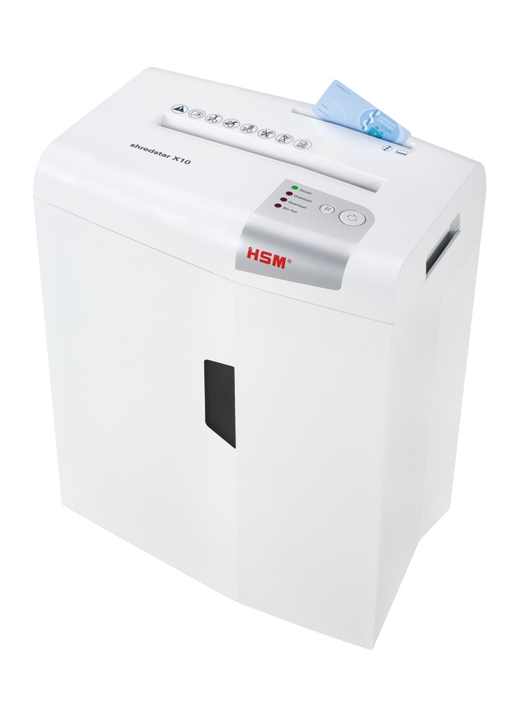 Distrugator Documente Hsm Shredstar X10 - 10 Coli - Cross Cut (4.5 X 30mm) - Nivel Securitate 4