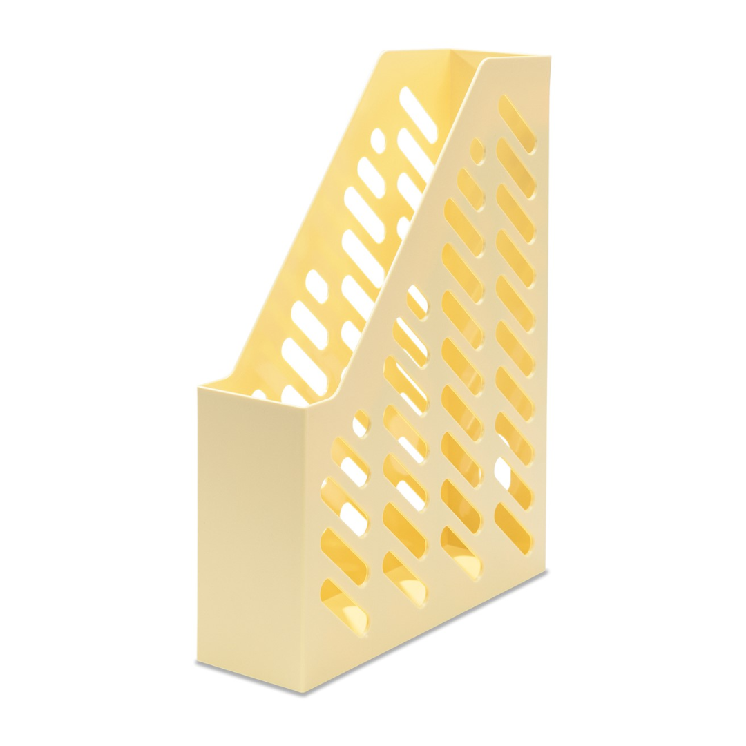 Suport Vertical Plastic Pentru Cataloage Han Klassik - Galben Pastel