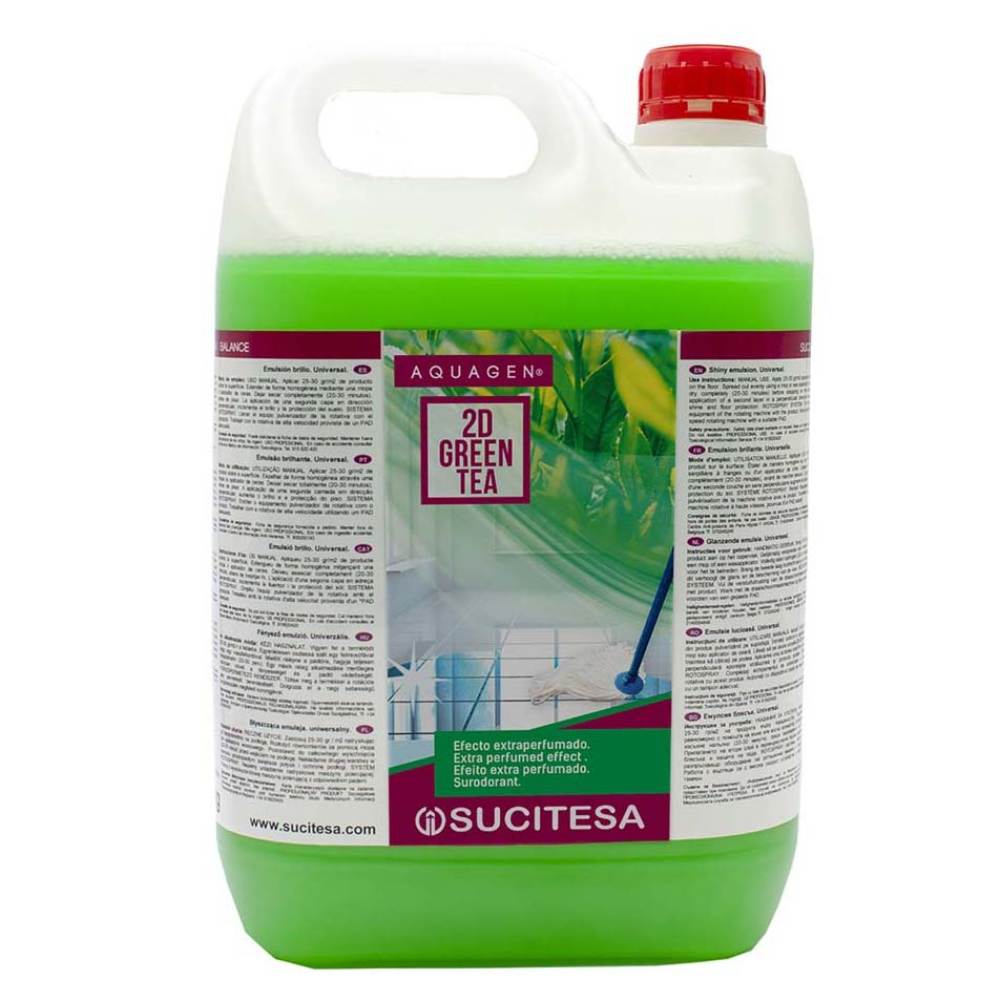 Detergent Sucitesa pentru Pardoseli Aquagen 2D Green Tea, 5 L Detergent Sucitesa pentru Pardoseli Aquagen 2D Green Tea, 5 L