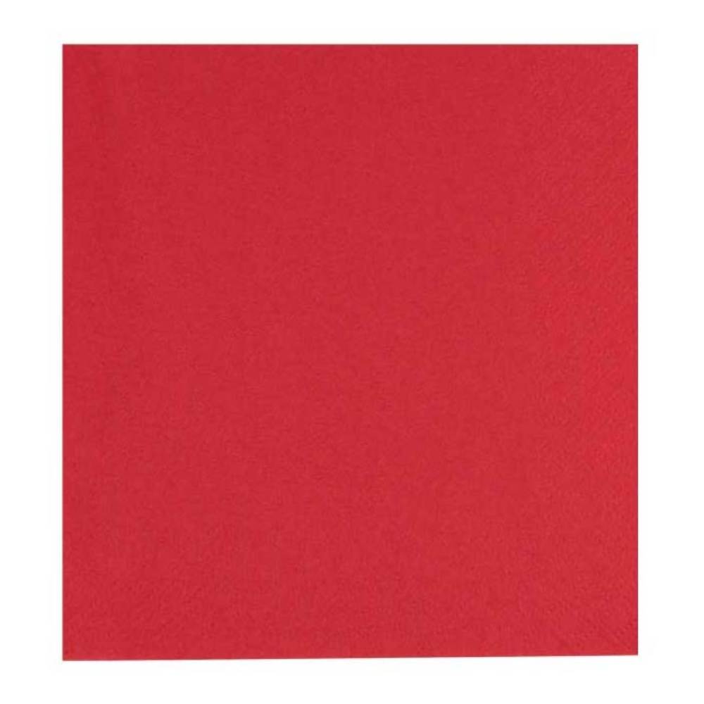 Servetele Okay Baccara, Culoare Rosu, Dimensiune 33x33 cm, 2 Straturi, 50 Foi/Pachet