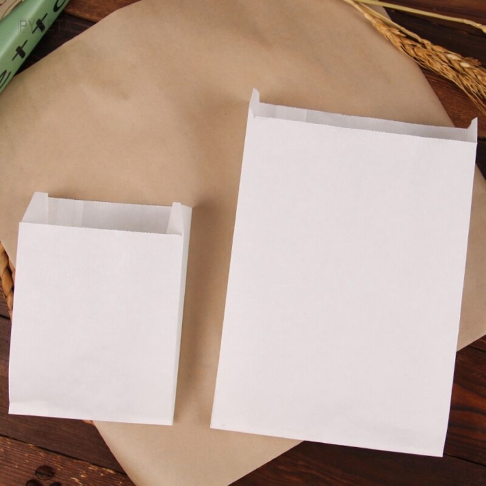 Pungi din Hartie Kraft Alba, Dimensiune 15x4x34 cm, 750 Buc/Bax - Ambalaje din Hartie