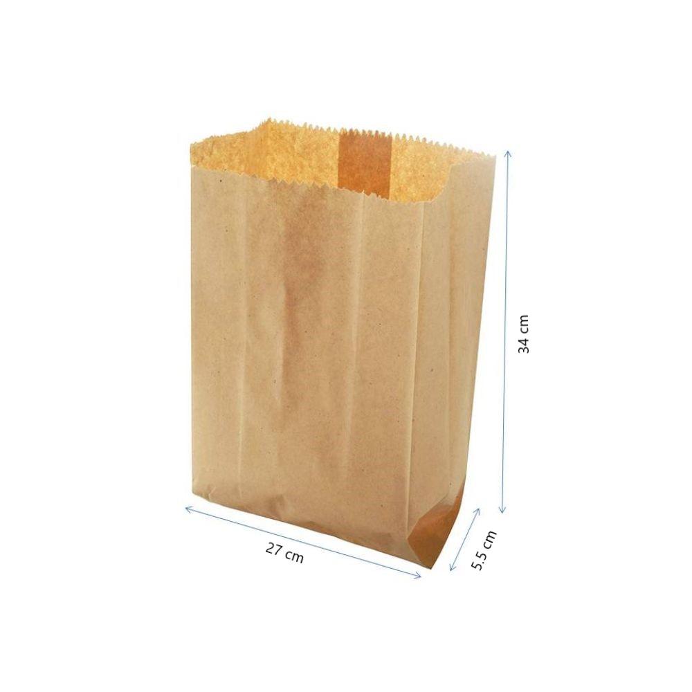 Pungi din Hartie Kraft Natur, 27x5.5x34 cm, 350 Buc/Bax, Ambalaje din Hartie, Pungi pentru Fast Food, Pungi pentru Catering, Pungi din Hartie Catering, Pungi din Hartie Fast Food, Pungi Hartie Kraft, Pungi Hartie Natur, Pungi de Hartie Natur
