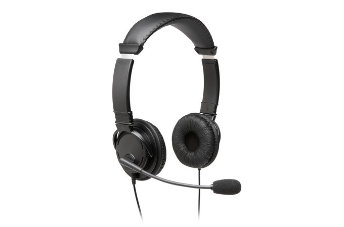Casti Kensington, Reglabile, Microfon Cu Anulare Sunet Inclus, Conexiune Cablu Usb 1.8 M, Nergu