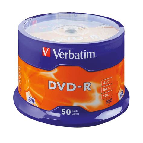 Dvd-r 50/set Verbatim 4.7gb 16x 43548