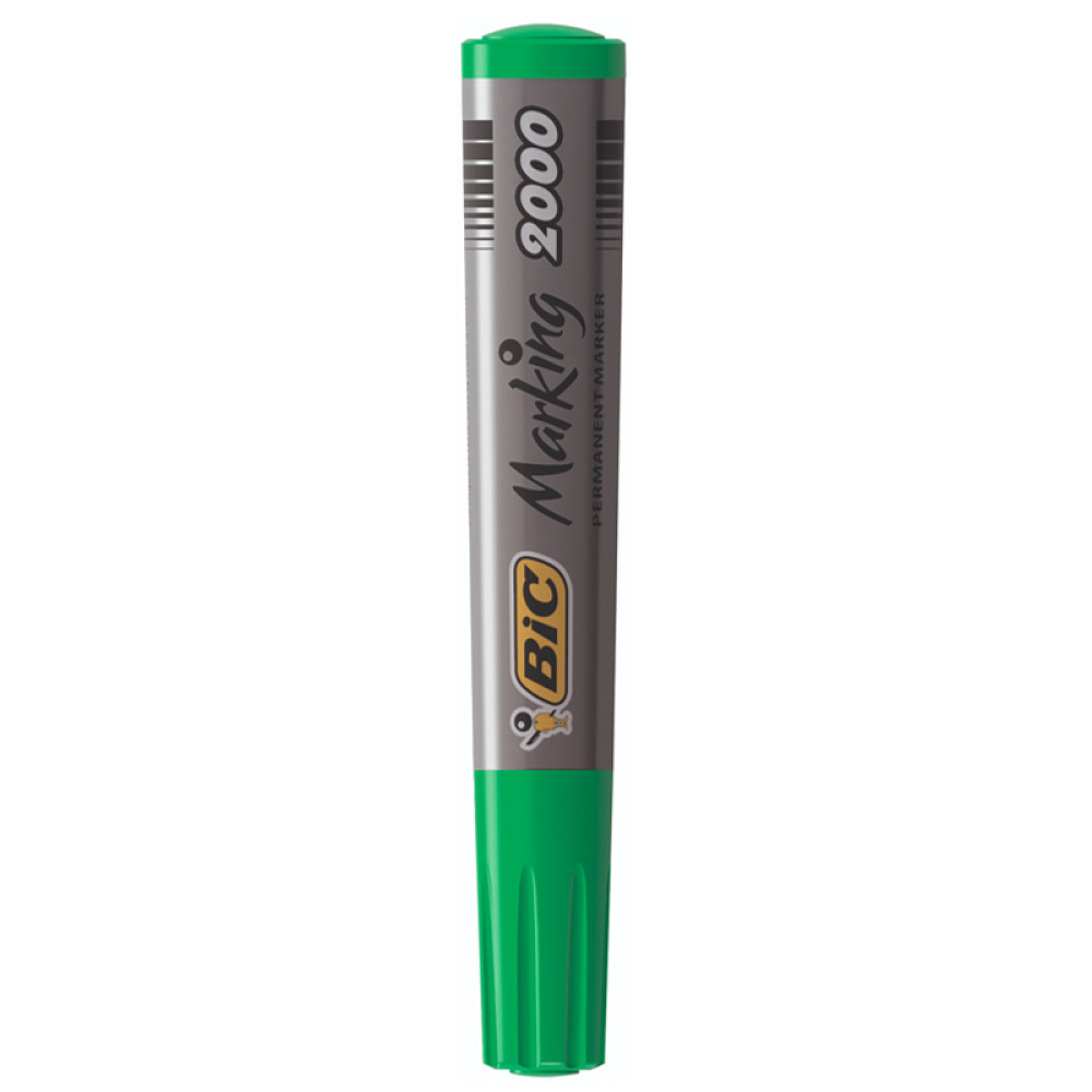 Marker Permanent Verde Varf Rotund 2000 Bic Marker Permanent Verde Varf Rotund 2000 Bic