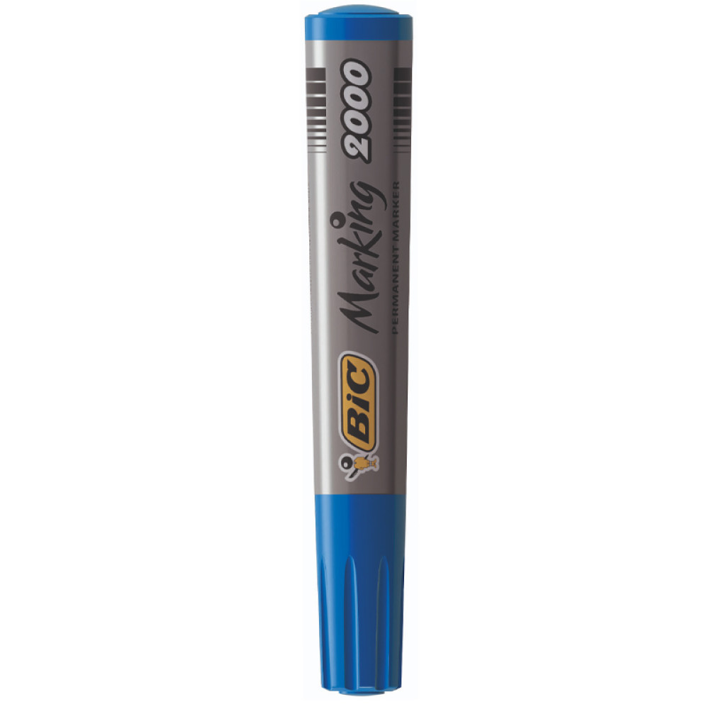 Marker Permanent Albastru Varf Rotund 2000 Bic Marker Permanent Albastru Varf Rotund 2000 Bic