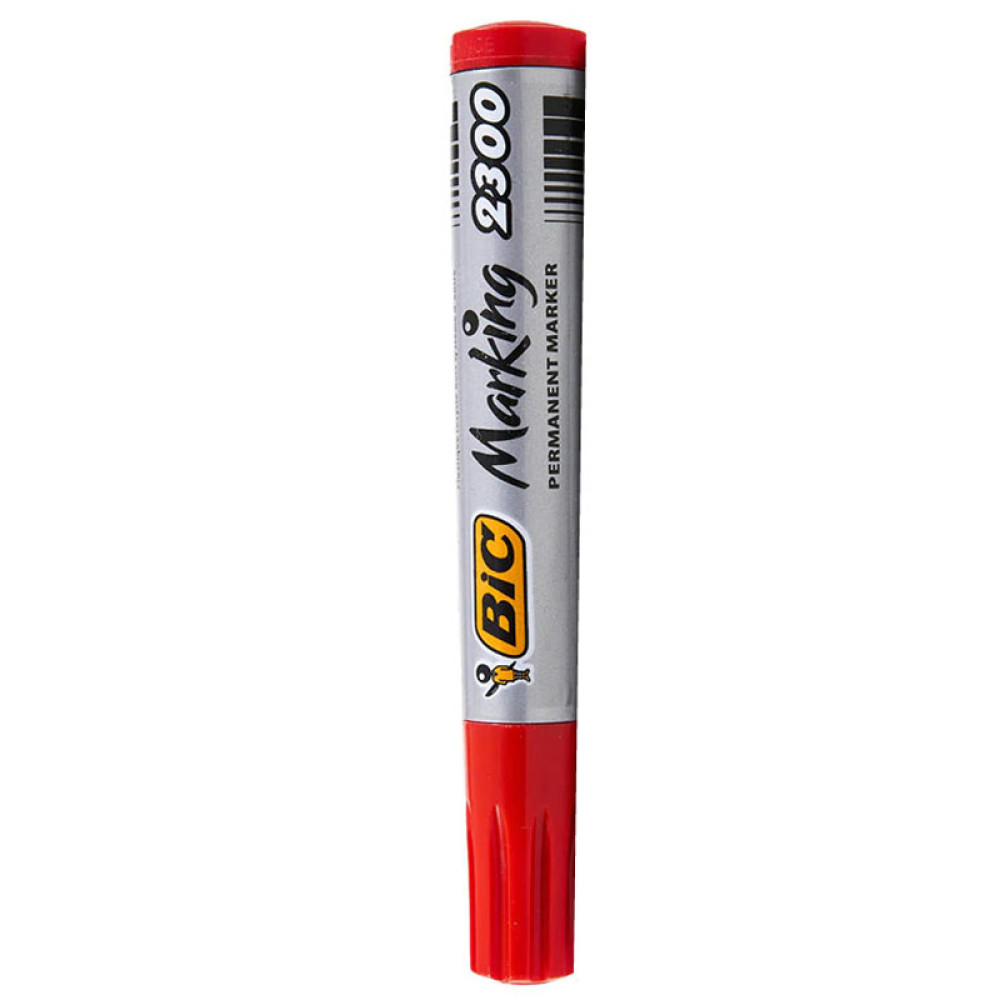Marker Permanent Rosu Varf Tesit 2300 Bic Marker Permanent Rosu Varf Tesit 2300 Bic