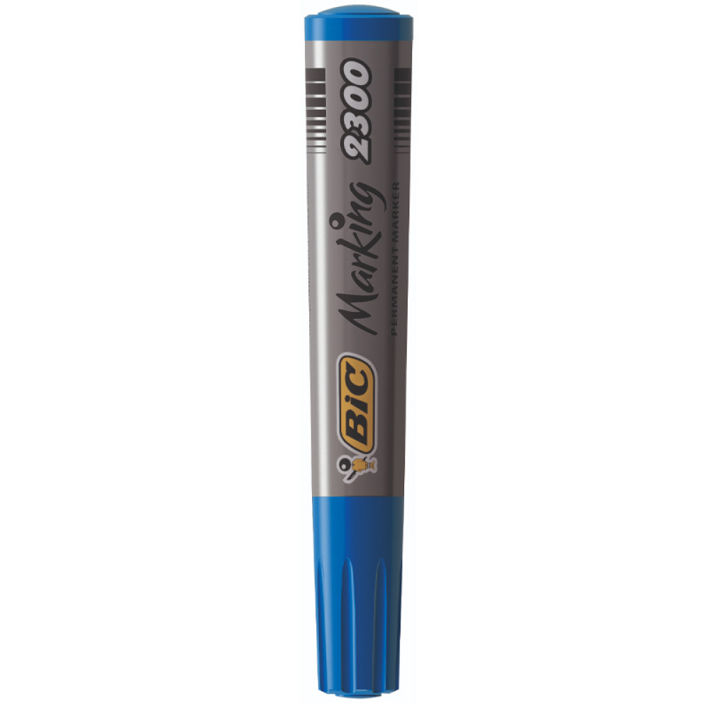Marker Permanent Albastru Varf Tesit 2300 Bic Marker Permanent Albastru Varf Tesit 2300 Bic