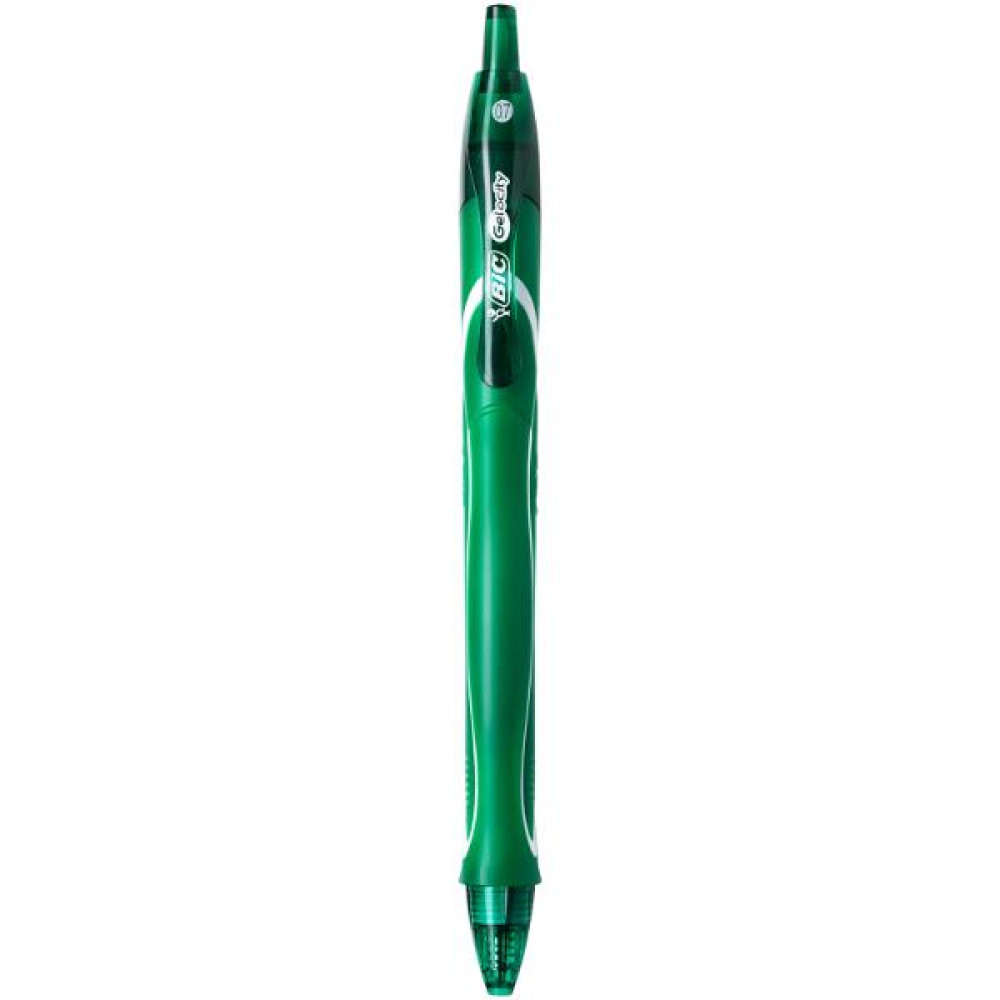 Roller 0.7 Mm Semi-gel Cu Mecanism Verde Quick-dry Bic