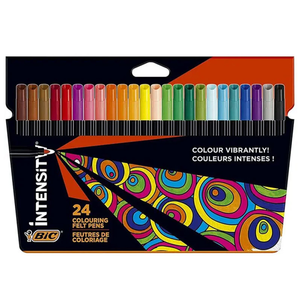 Carioca 24 Culori 2mm Intensity Bic