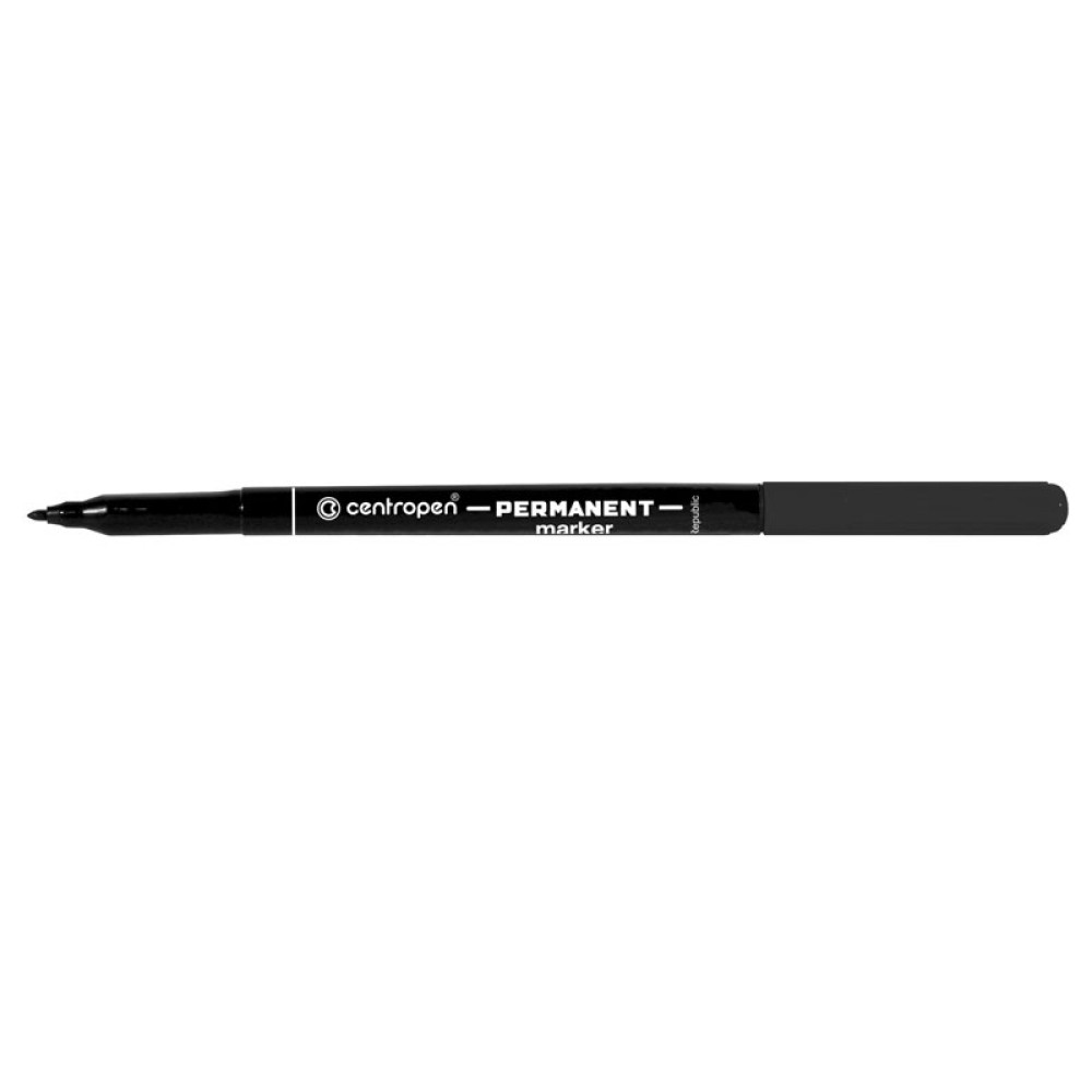 Marker Permanent Negru 1.0mm 2536 Centropen Marker Permanent Negru 1.0mm 2536 Centropen