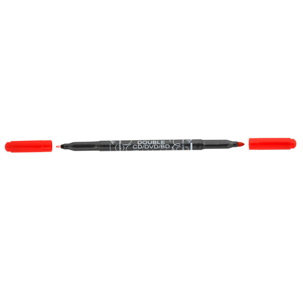 Marker Cd 2 Capete Rosu 0.6/2.5mm 3616 Centropen