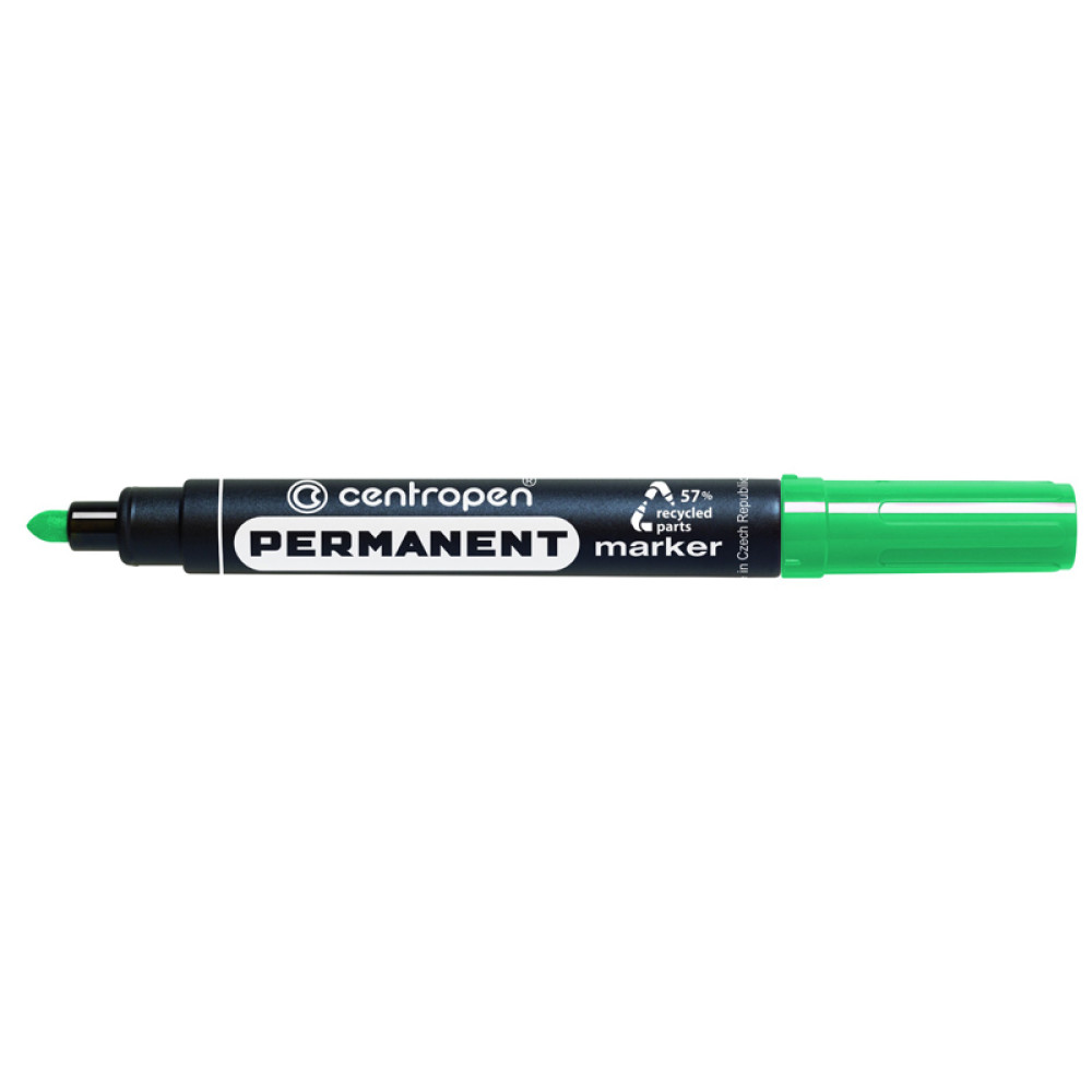 Marker Permanent Verde Varf Rotund 2.5mm 8566 Centropen Marker Permanent Verde Varf Rotund 2.5mm 8566 Centropen