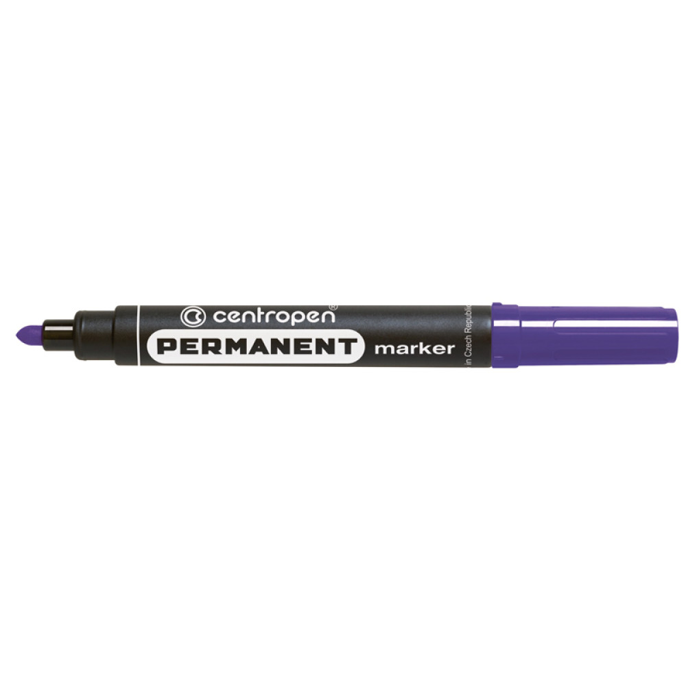 Marker Permanent Violet Varf Rotund 2.5mm 8566 Centropen Marker Permanent Violet Varf Rotund 2.5mm 8566 Centropen