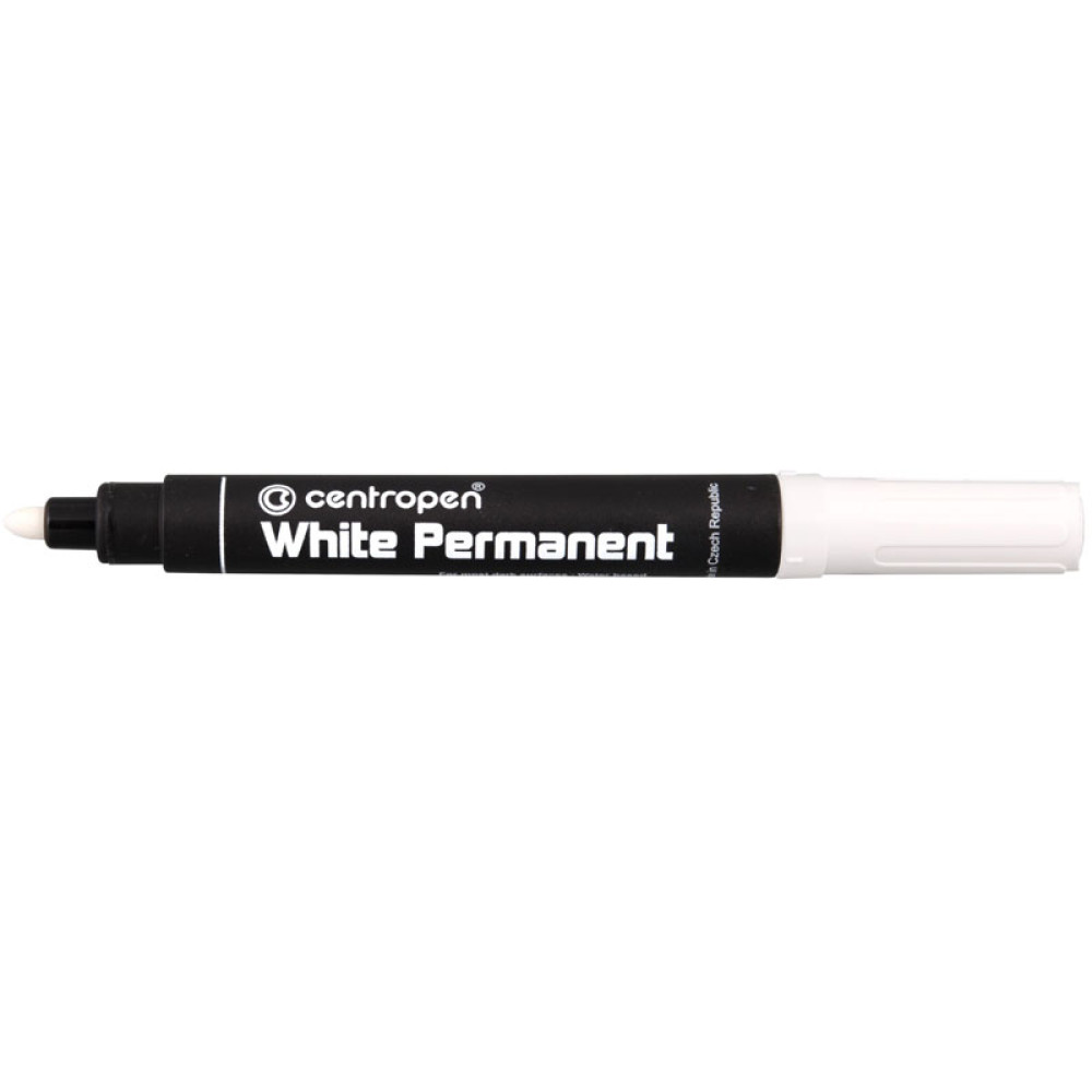Marker Permanent Alb 2.5mm 8586 Centropen