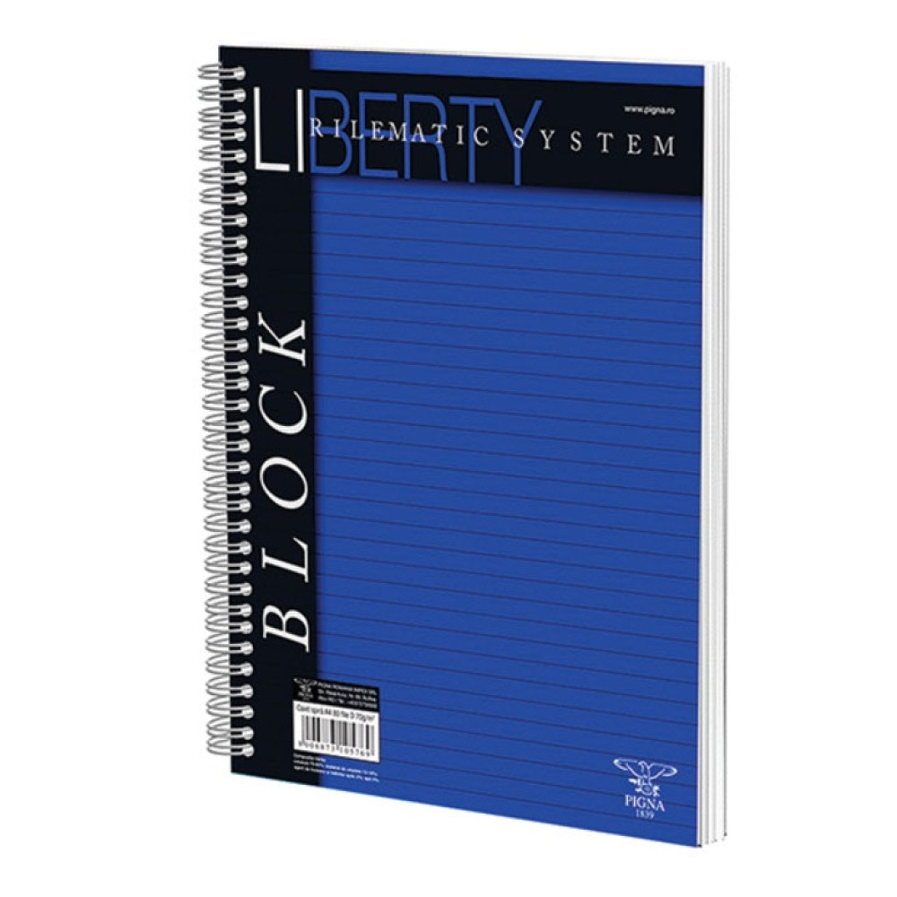 Caiet Spira A4 80 File Dictando Liberty Pigna Caiet Spira A4 80 File Dictando Liberty Pigna